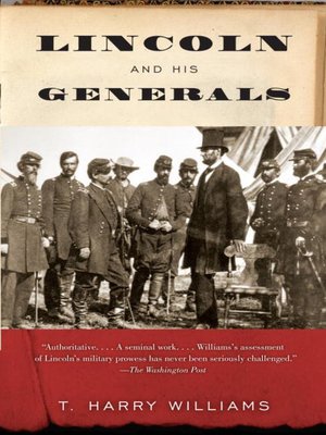 cover image of Lincoln and His Generals